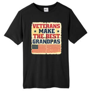 Veterans Make The Best Grandpas USA Tall Fusion ChromaSoft Performance T-Shirt