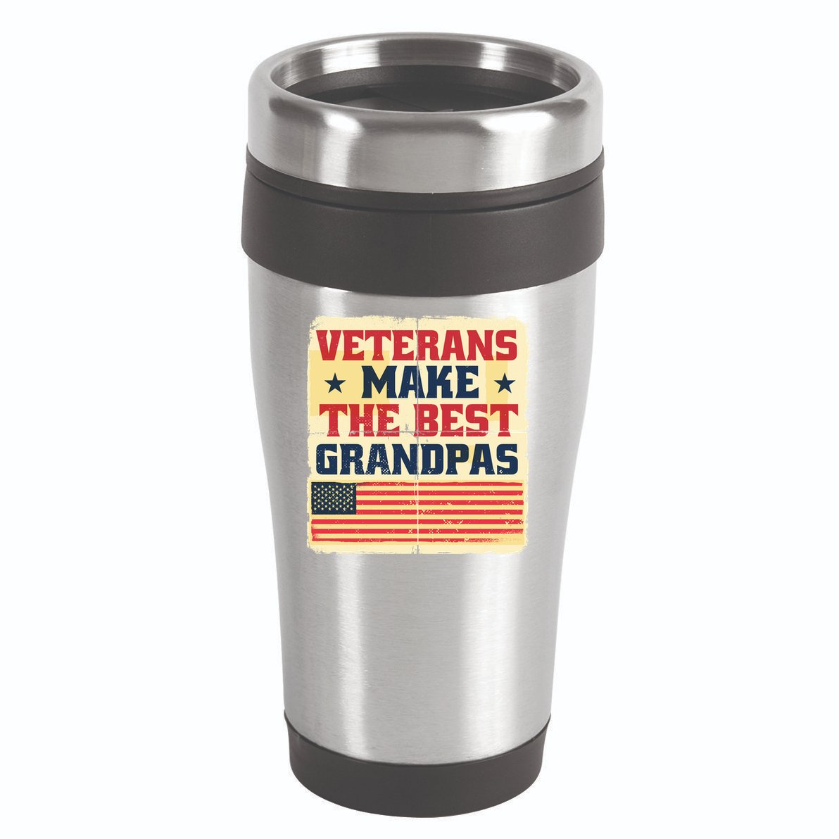 Veterans Make The Best Grandpas USA 16oz Travel Tumbler