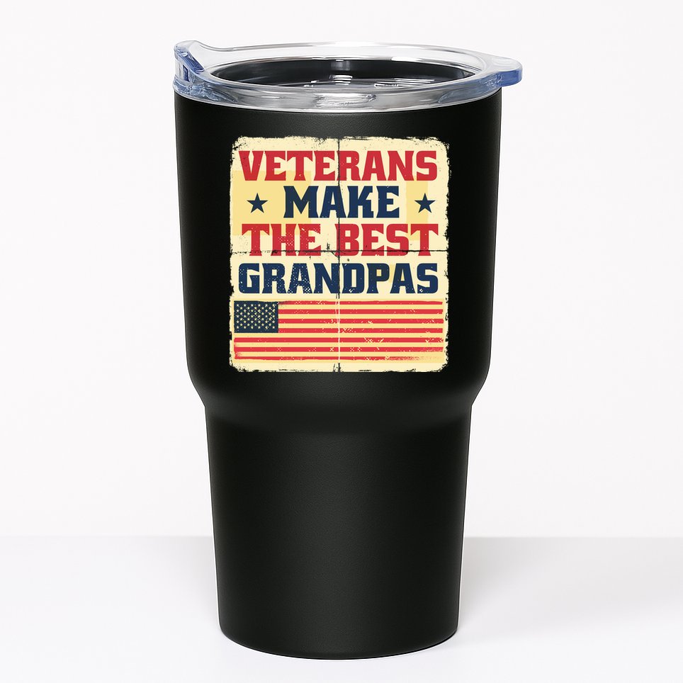Veterans Make The Best Grandpas USA Tumbler