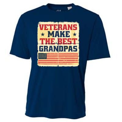 Veterans Make The Best Grandpas USA Cooling Performance Crew T-Shirt