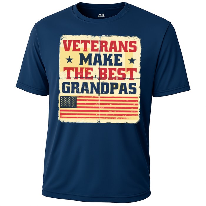 Veterans Make The Best Grandpas USA Cooling Performance Crew T-Shirt