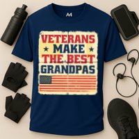 Veterans Make The Best Grandpas USA Cooling Performance Crew T-Shirt