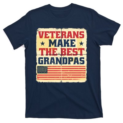 Veterans Make The Best Grandpas USA T-Shirt