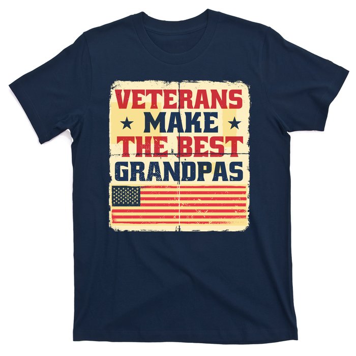 Veterans Make The Best Grandpas USA T-Shirt