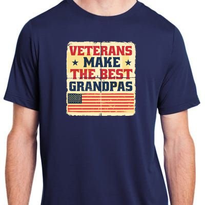 Veterans Make The Best Grandpas USA Adult ChromaSoft Performance T-Shirt