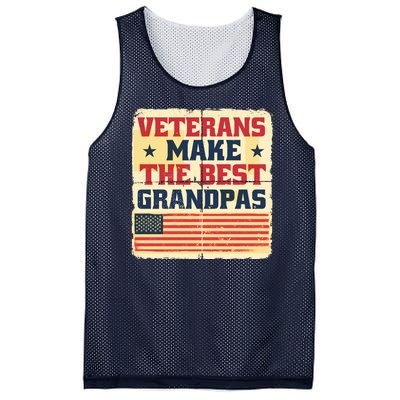 Veterans Make The Best Grandpas USA Mesh Reversible Basketball Jersey Tank