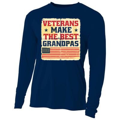 Veterans Make The Best Grandpas USA Cooling Performance Long Sleeve Crew