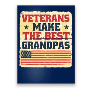 Veterans Make The Best Grandpas USA Poster