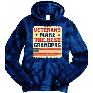 Veterans Make The Best Grandpas USA Tie Dye Hoodie