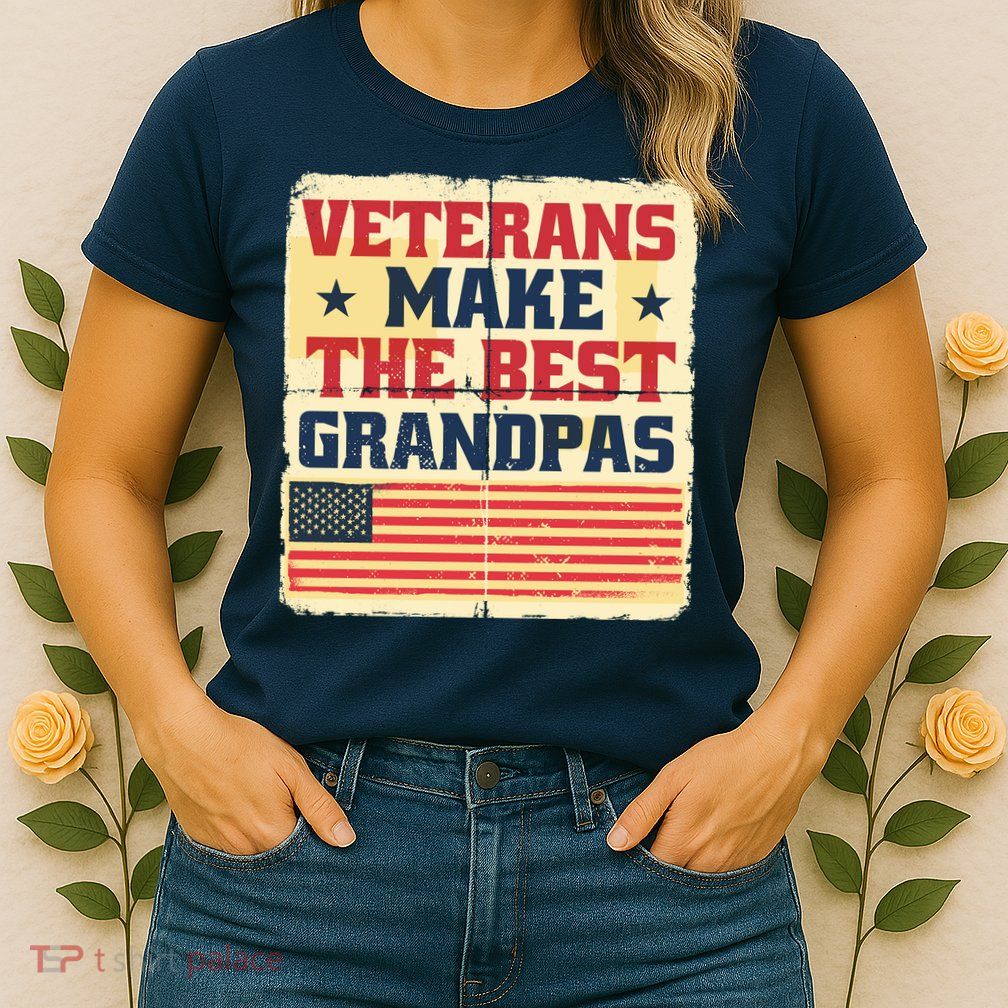 Veterans Make The Best Grandpas USA Women's T-Shirt