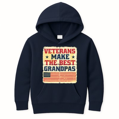 Veterans Make The Best Grandpas USA Kids Hoodie