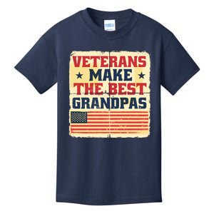 Veterans Make The Best Grandpas USA Kids T-Shirt