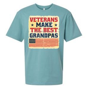 Veterans Make The Best Grandpas USA Sueded Cloud Jersey T-Shirt