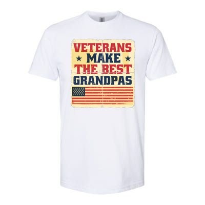 Veterans Make The Best Grandpas USA Softstyle CVC T-Shirt