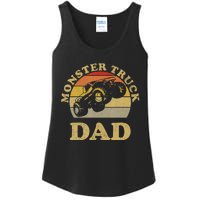 Vintage Monster Truck Gift For Dad Ladies Essential Tank