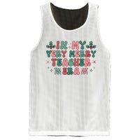 Very Merry Teacher Era Holiday Graphic Mesh Reversible Basketball Jersey Tank