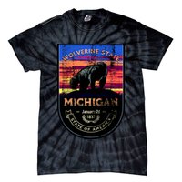 Vintage Michigan The Wolverine State Tie-Dye T-Shirt