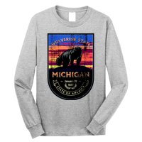 Vintage Michigan The Wolverine State Long Sleeve Shirt