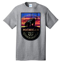 Vintage Michigan The Wolverine State Tall T-Shirt