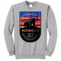 Vintage Michigan The Wolverine State Tall Sweatshirt