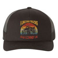 Vintage Monster Trucks I Like Big Trucks And I Cannot Lie Yupoong Adult 5-Panel Trucker Hat