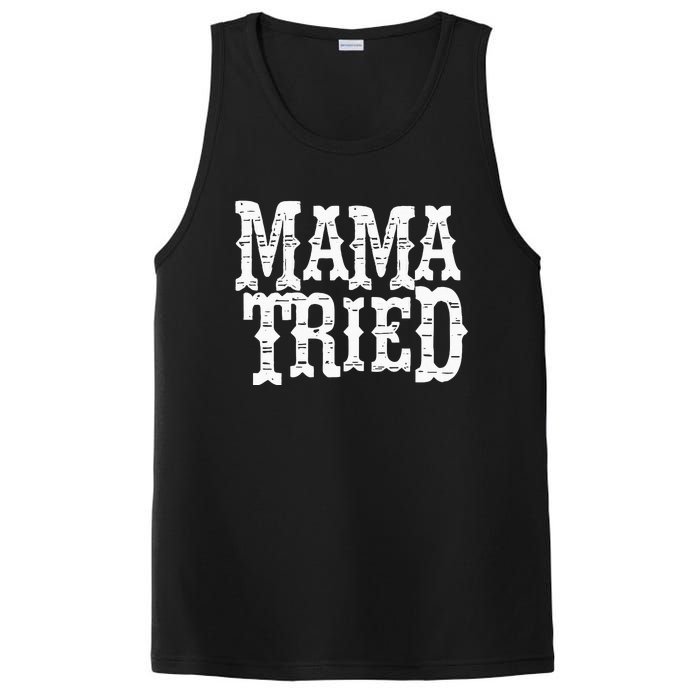 VINTAGE Mama Tried Country Outlaw Music PosiCharge Competitor Tank