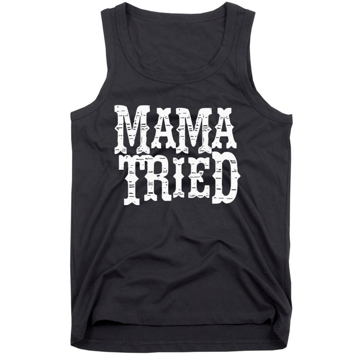 VINTAGE Mama Tried Country Outlaw Music Tank Top