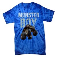 Vintage Monster Truck Family Mom Dad Son Squad Gift Tie-Dye T-Shirt