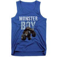 Vintage Monster Truck Family Mom Dad Son Squad Gift Tank Top