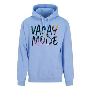 Vacay Mode Tropical Graphic Text Design Gift Unisex Surf Hoodie