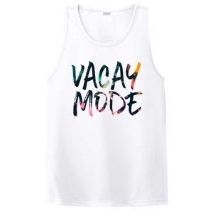 Vacay Mode Tropical Graphic Text Design Gift PosiCharge Competitor Tank