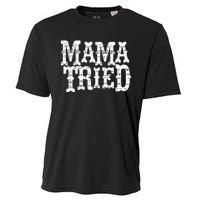 VINTAGE Mama Tried Country Outlaw Music Hoodie Cooling Performance Crew T-Shirt