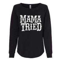 VINTAGE Mama Tried Country Outlaw Music Hoodie Womens California Wash Sweatshirt