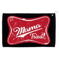 Vintage Mama Tried Retro Country Outlaw Music Western Grommeted Golf Towel