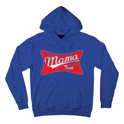 Vintage Mama Tried Gift Funny Retro Country Outlaw Music Gift Hoodie