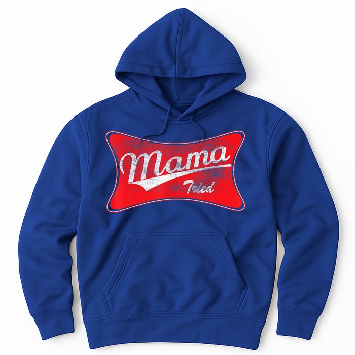 Vintage Mama Tried Gift Funny Retro Country Outlaw Music Gift Hoodie