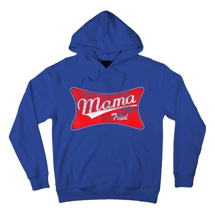 Vintage Mama Tried Gift Funny Retro Country Outlaw Music Gift Tall Hoodie