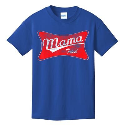 Vintage Mama Tried Gift Funny Retro Country Outlaw Music Gift Kids T-Shirt