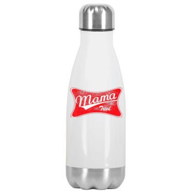 Vintage Mama Tried Gift Funny Retro Country Outlaw Music Gift Stainless Steel Insulated Water Bottle