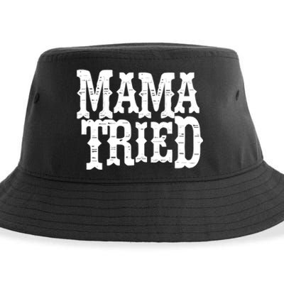 VINTAGE Mama Tried Country Outlaw Music TShirts Sustainable Bucket Hat