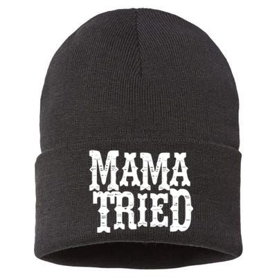 VINTAGE Mama Tried Country Outlaw Music TShirts Sustainable Knit Beanie