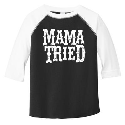 VINTAGE Mama Tried Country Outlaw Music TShirts Toddler Fine Jersey T-Shirt