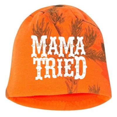 VINTAGE Mama Tried Country Outlaw Music TShirts Kati - Camo Knit Beanie