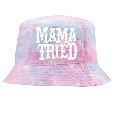 VINTAGE Mama Tried Country Outlaw Music TShirts Tie-Dyed Bucket Hat