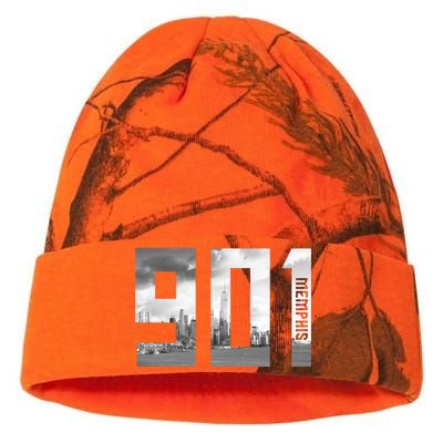 Vintage Memphis Tennessee 901 Area Code Skyline Kati Licensed 12" Camo Beanie