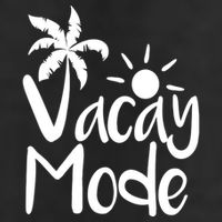 Vacay Mode Tropical Vacation 7 Panel Mesh Trucker Snapback Hat