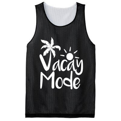 Vacay Mode Tropical Vacation Mesh Reversible Basketball Jersey Tank