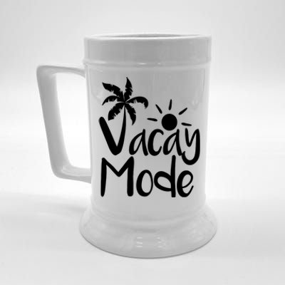 Vacay Mode Tropical Vacation Beer Stein