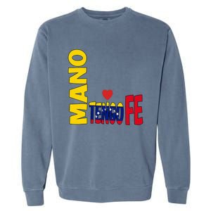 Venezuela Mano Tengo Fe Vinotinto Garment-Dyed Sweatshirt