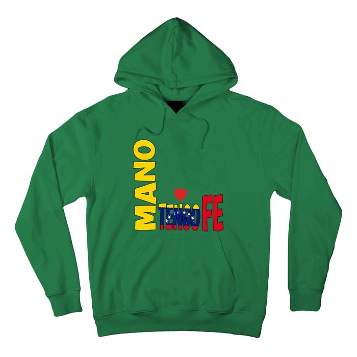 Venezuela Mano Tengo Fe Vinotinto Hoodie